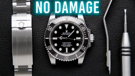 how to remove rolex band